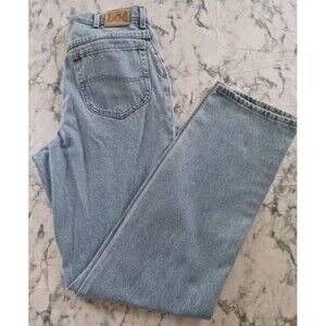 Lee Skinny Jeans Men 34x36 Light Wash Straight Leg‎ High Rise Trucker Streetwear